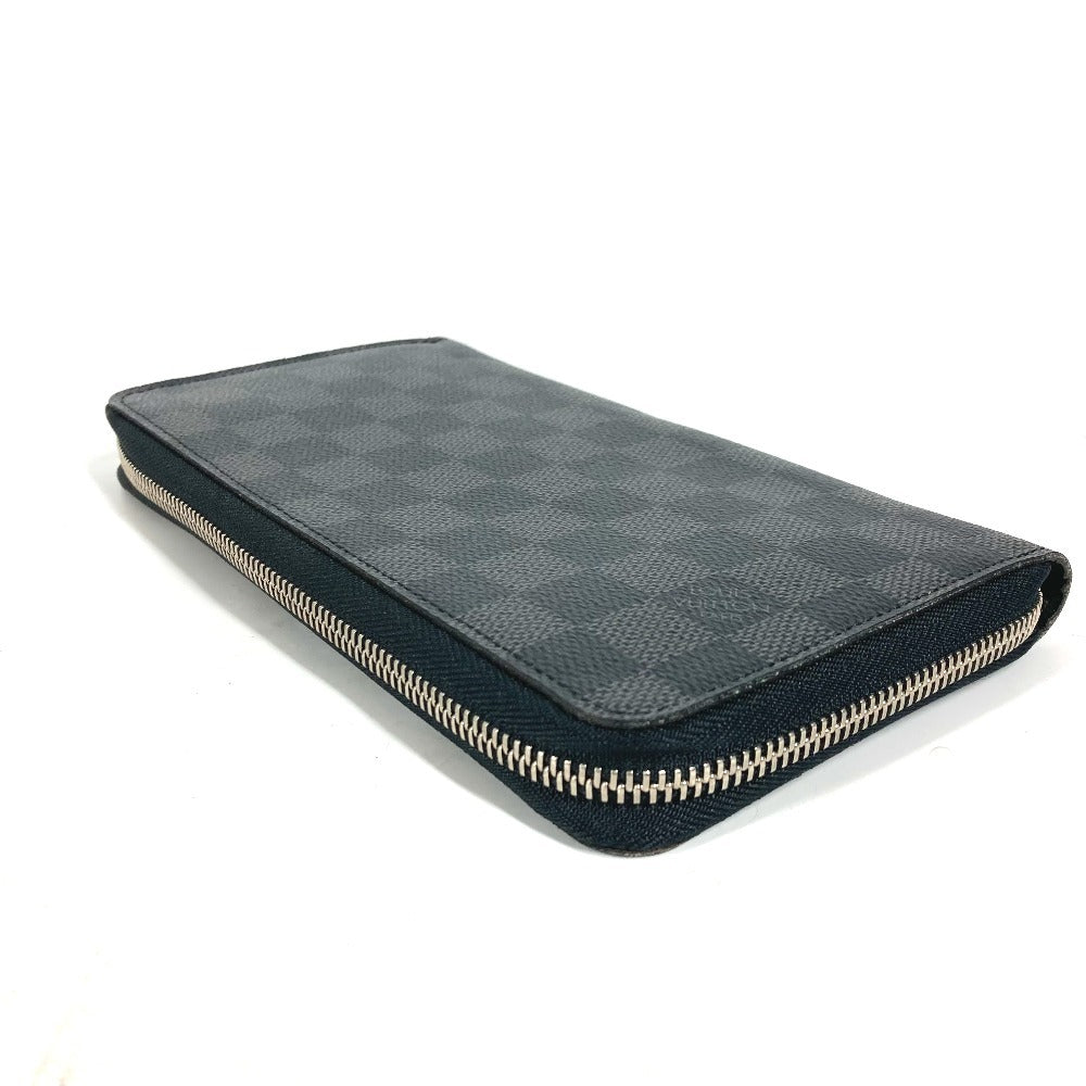 LOUIS VUITTON Long Wallet Purse N63077 Damier Grafitto Canvas black Damier Grafitte Zippy Organizer