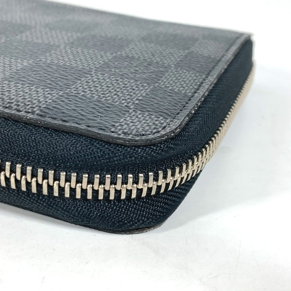 LOUIS VUITTON Long Wallet Purse N63077 Damier Grafitto Canvas black Damier Grafitte Zippy Organizer