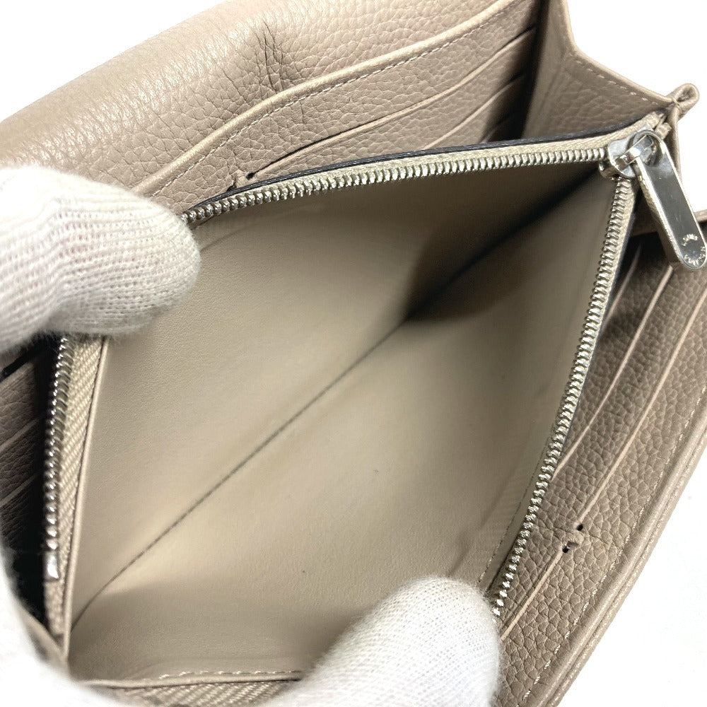 LOUIS VUITTON Long Wallet Purse M60144 monogram mahina leather beige Monogram Mahina Portefeuille Iris