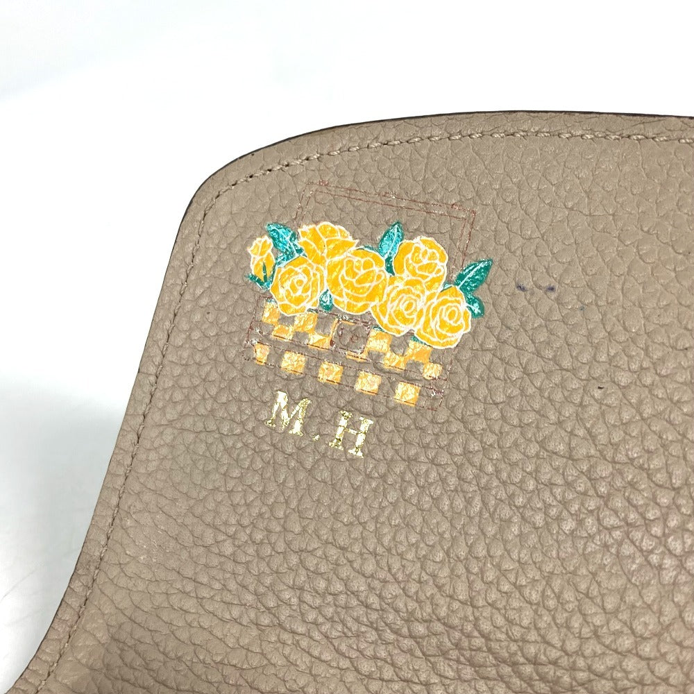 LOUIS VUITTON Long Wallet Purse M60144 monogram mahina leather beige Monogram Mahina Portefeuille Iris