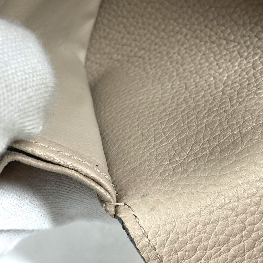 LOUIS VUITTON Long Wallet Purse M60144 monogram mahina leather beige Monogram Mahina Portefeuille Iris