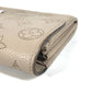 LOUIS VUITTON Long Wallet Purse M60144 monogram mahina leather beige Monogram Mahina Portefeuille Iris
