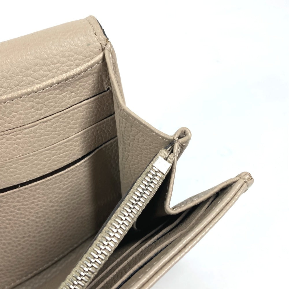 LOUIS VUITTON Long Wallet Purse M60144 monogram mahina leather beige Monogram Mahina Portefeuille Iris