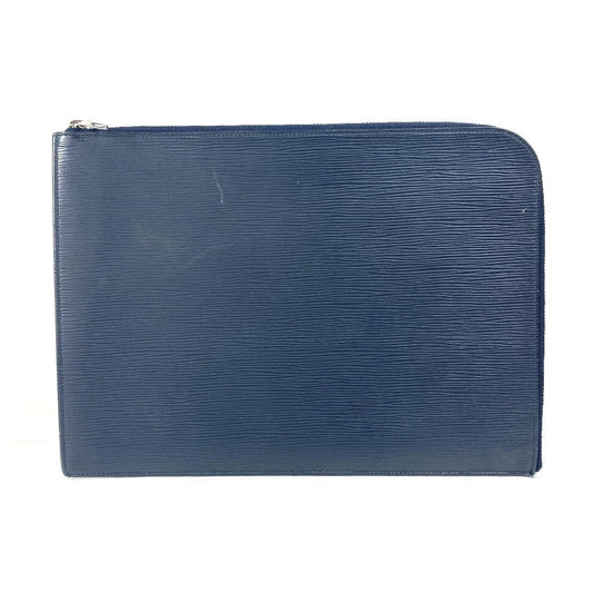 LOUIS VUITTON Clutch bag M58820 Epi Leather blue Epi Pochette Jules GM