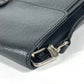 LOUIS VUITTON business bag M32592 Taiga Leather black Taiga Belair