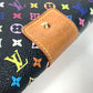 LOUIS VUITTON Long Wallet Purse M60278 Monogram multicolor canvas black Monogram multicolor Portefeuille Sarah Nu Women Used Authentic