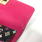 LOUIS VUITTON Long Wallet Purse M60278 Monogram multicolor canvas black Monogram multicolor Portefeuille Sarah Nu Women Used Authentic