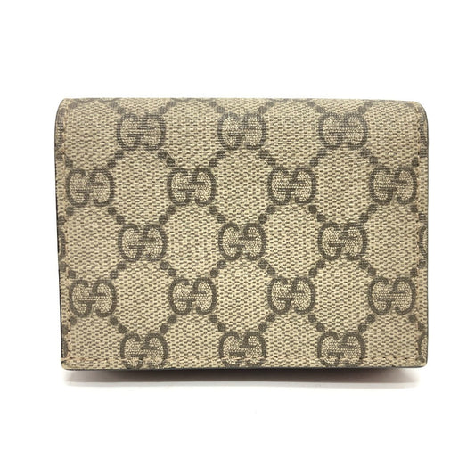 GUCCI Folded wallet 506277 GG Supreme Canvas beige GG Supreme BOSCO