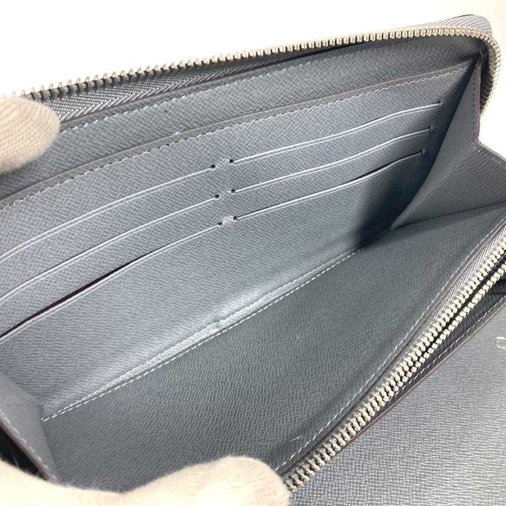LOUIS VUITTON Long Wallet Purse M30517 Taiga Leather gray Taiga Zippy Organizer