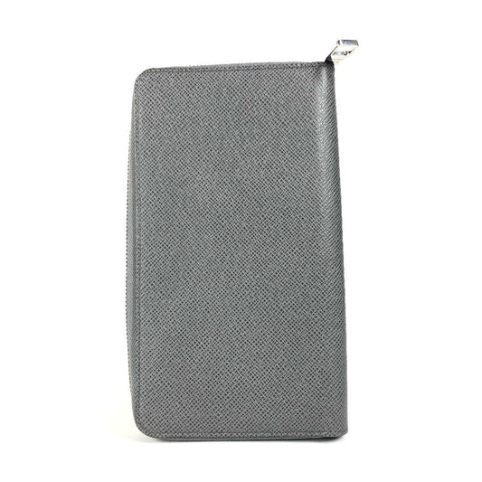 LOUIS VUITTON Long Wallet Purse M30517 Taiga Leather gray Taiga Zippy Organizer