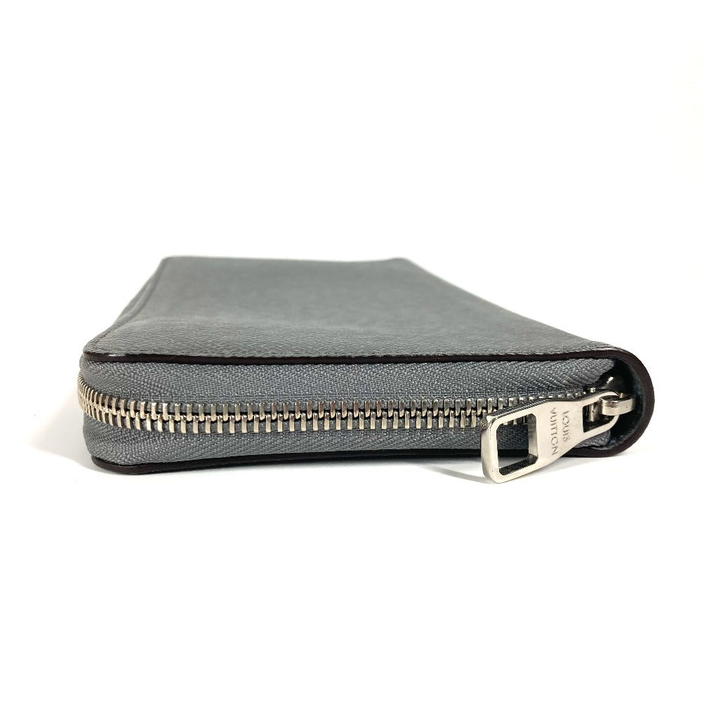 LOUIS VUITTON Long Wallet Purse M30517 Taiga Leather gray Taiga Zippy Organizer