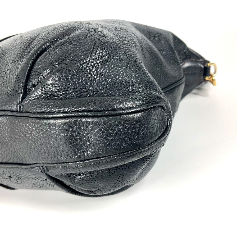 LOUIS VUITTON Shoulder Bag M93987 monogram mahina leather black Monogram Mahina Selene MM