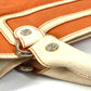 CELINE Handbag Leather / canvas Orange Fringe Tassel Triomphe Logo Boogie bag