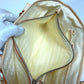 CELINE Handbag Leather / canvas Orange Fringe Tassel Triomphe Logo Boogie bag