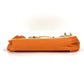 CELINE Handbag Leather / canvas Orange Fringe Tassel Triomphe Logo Boogie bag