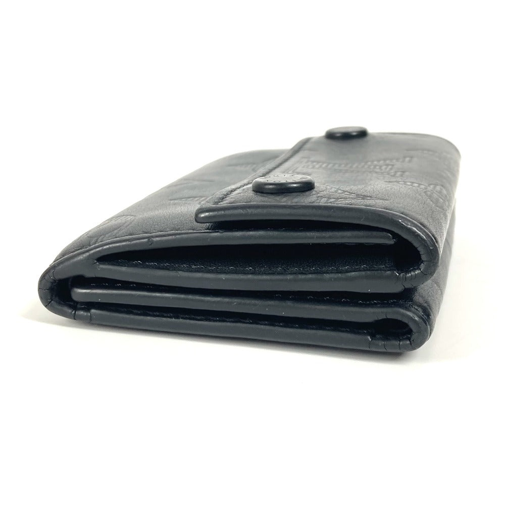 LOUIS VUITTON Trifold wallet M67631 Monogram shadow leather black Monogram shadow Discovery