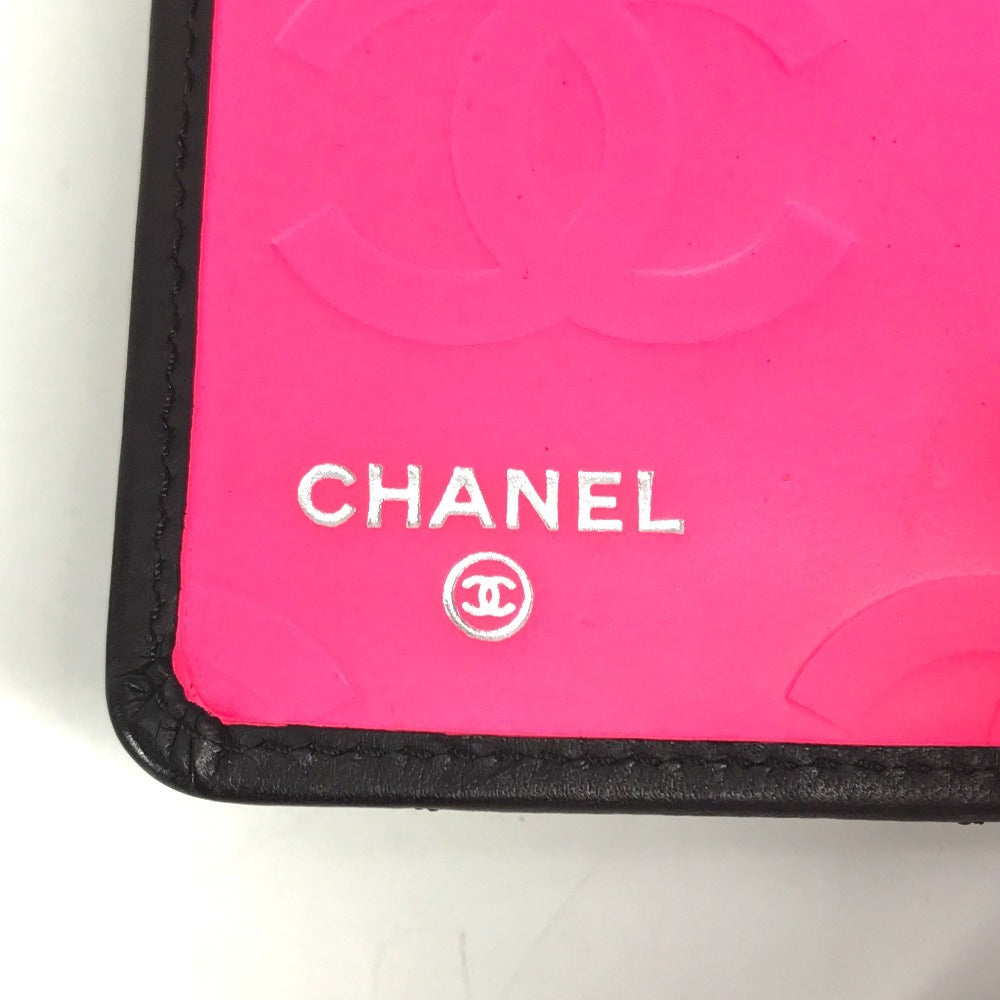 CHANEL Long Wallet Purse A26717 leather black COCO Mark CC Cambon line