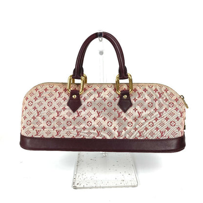 LOUIS VUITTON Handbag M92207 Monogram mini canvas Red Monogram mini Almaron Women Used Authentic