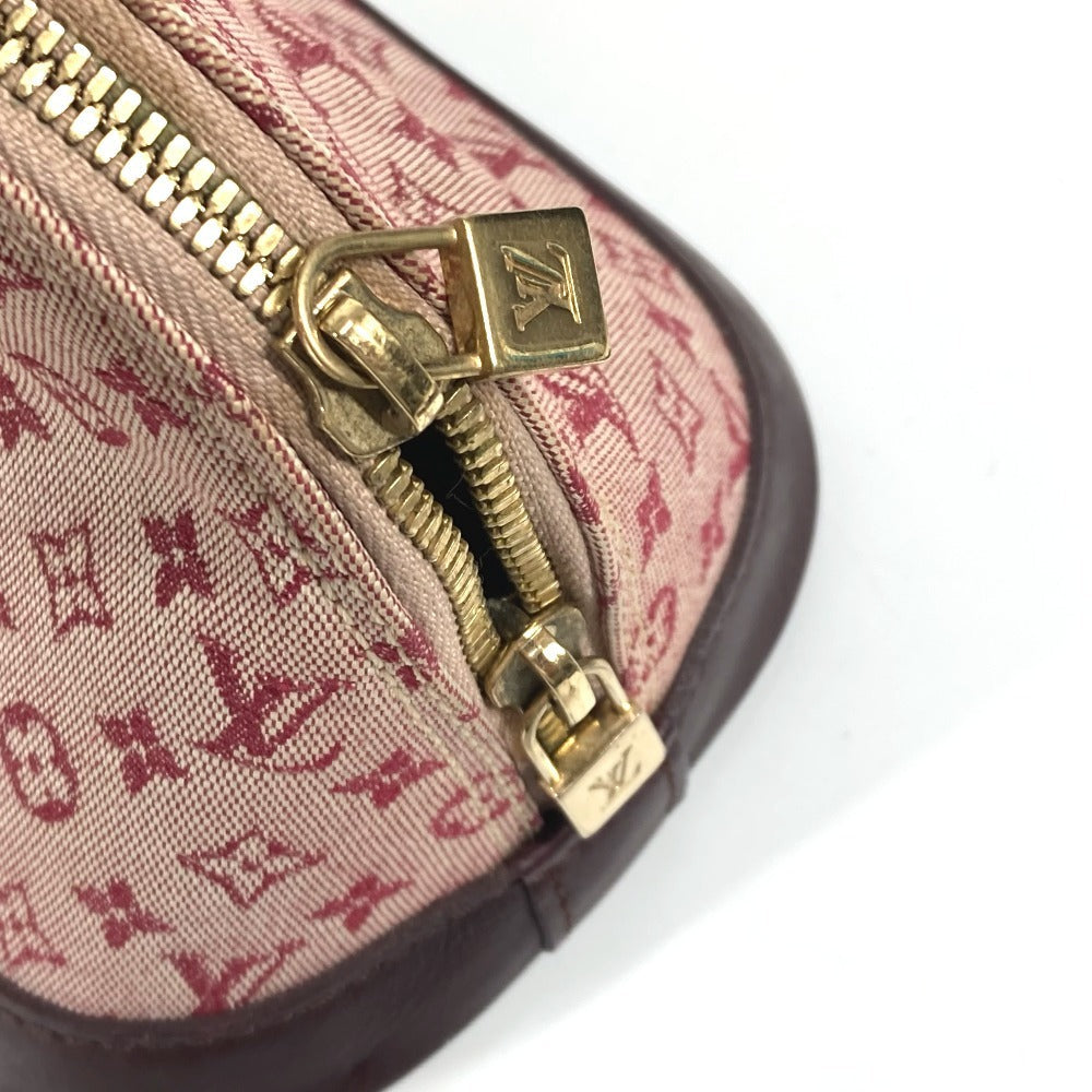 LOUIS VUITTON Handbag M92207 Monogram mini canvas Red Monogram mini Almaron Women Used Authentic