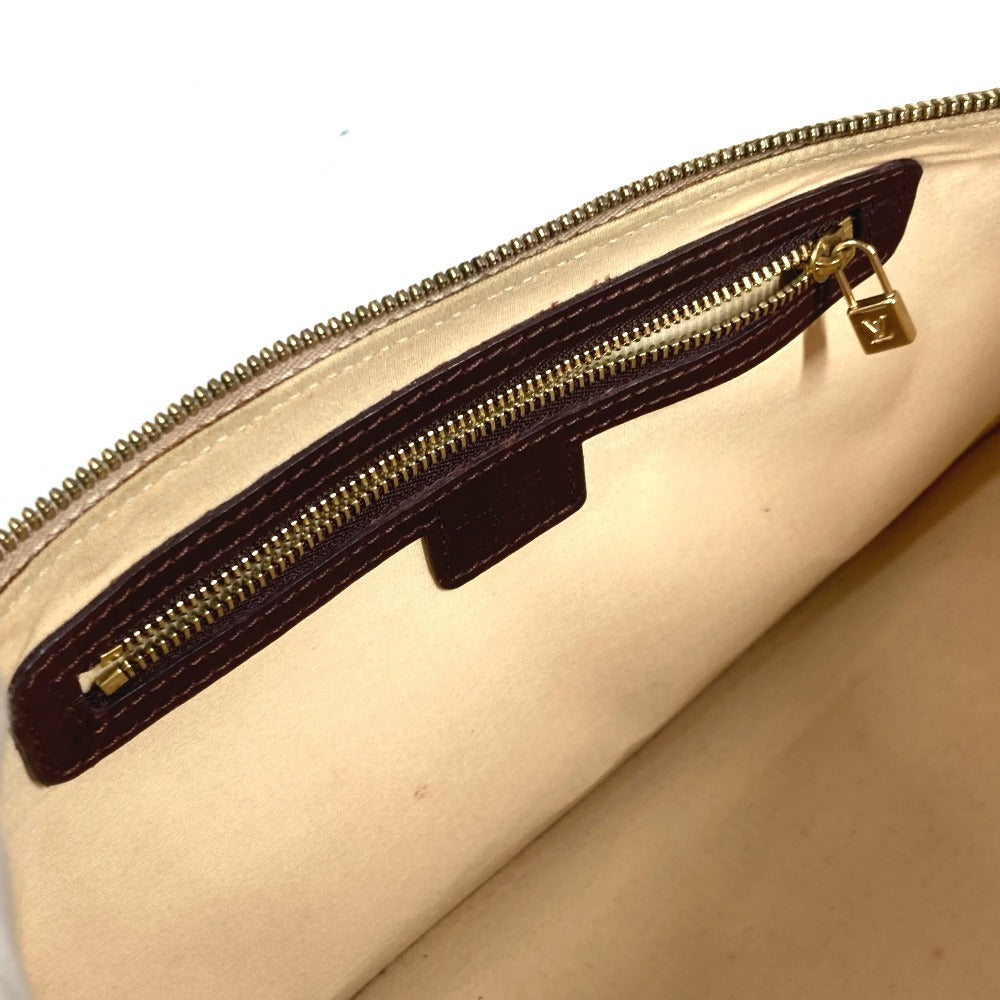 LOUIS VUITTON Handbag M92207 Monogram mini canvas Red Monogram mini Almaron Women Used Authentic