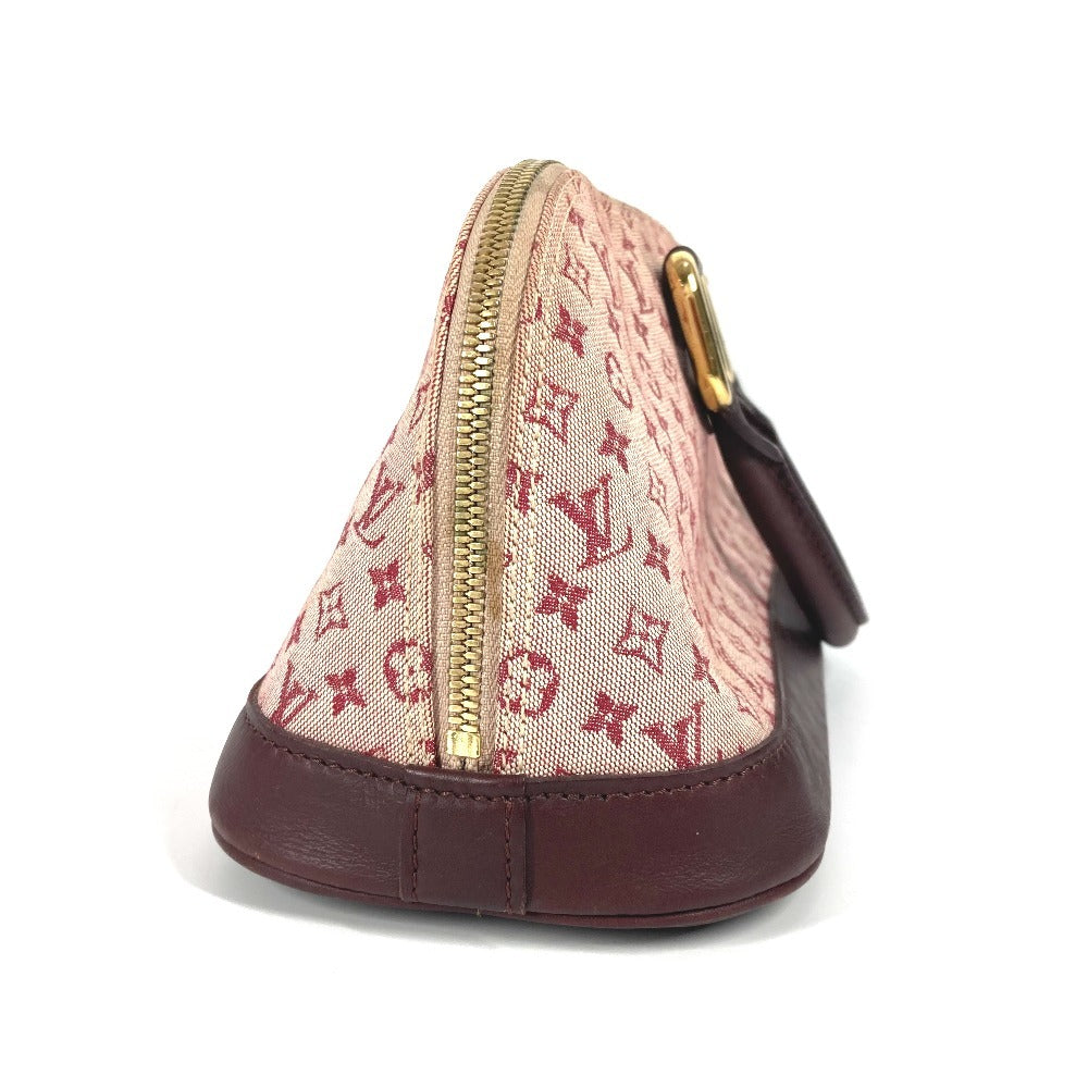LOUIS VUITTON Handbag M92207 Monogram mini canvas Red Monogram mini Almaron Women Used Authentic