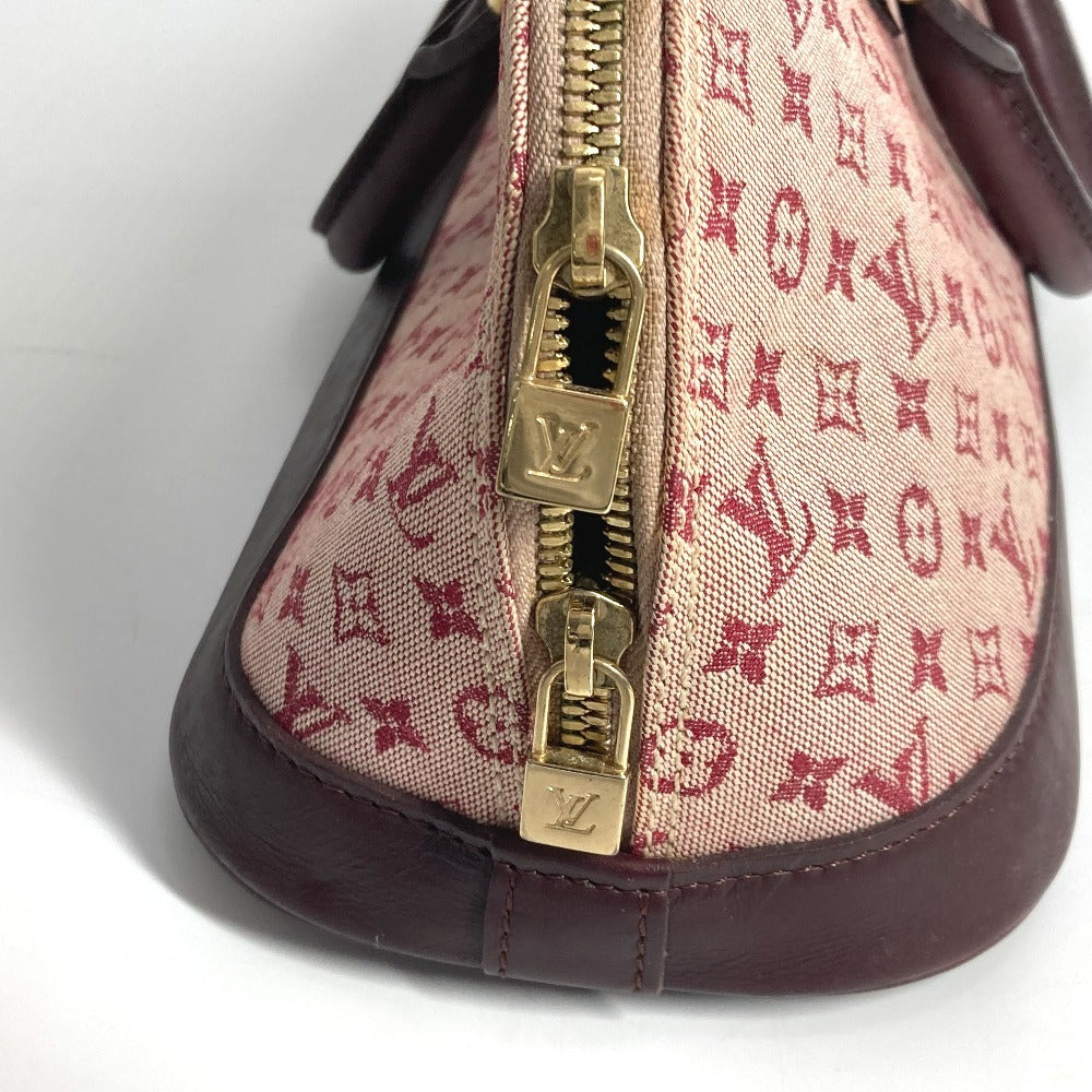 LOUIS VUITTON Handbag M92207 Monogram mini canvas Red Monogram mini Almaron Women Used Authentic