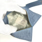 CHANEL Pouch leather blue CC Camellia Icon Pocket Tissue Cover