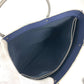 CHANEL Handbag polyamide Navy Metal handle Women Used Authentic