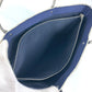CHANEL Handbag polyamide Navy Metal handle Women Used Authentic