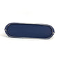 CHANEL Handbag polyamide Navy Metal handle Women Used Authentic