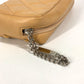 CHANEL Pouch leather beige Cambon line CC COCO Mark Women Used Authentic