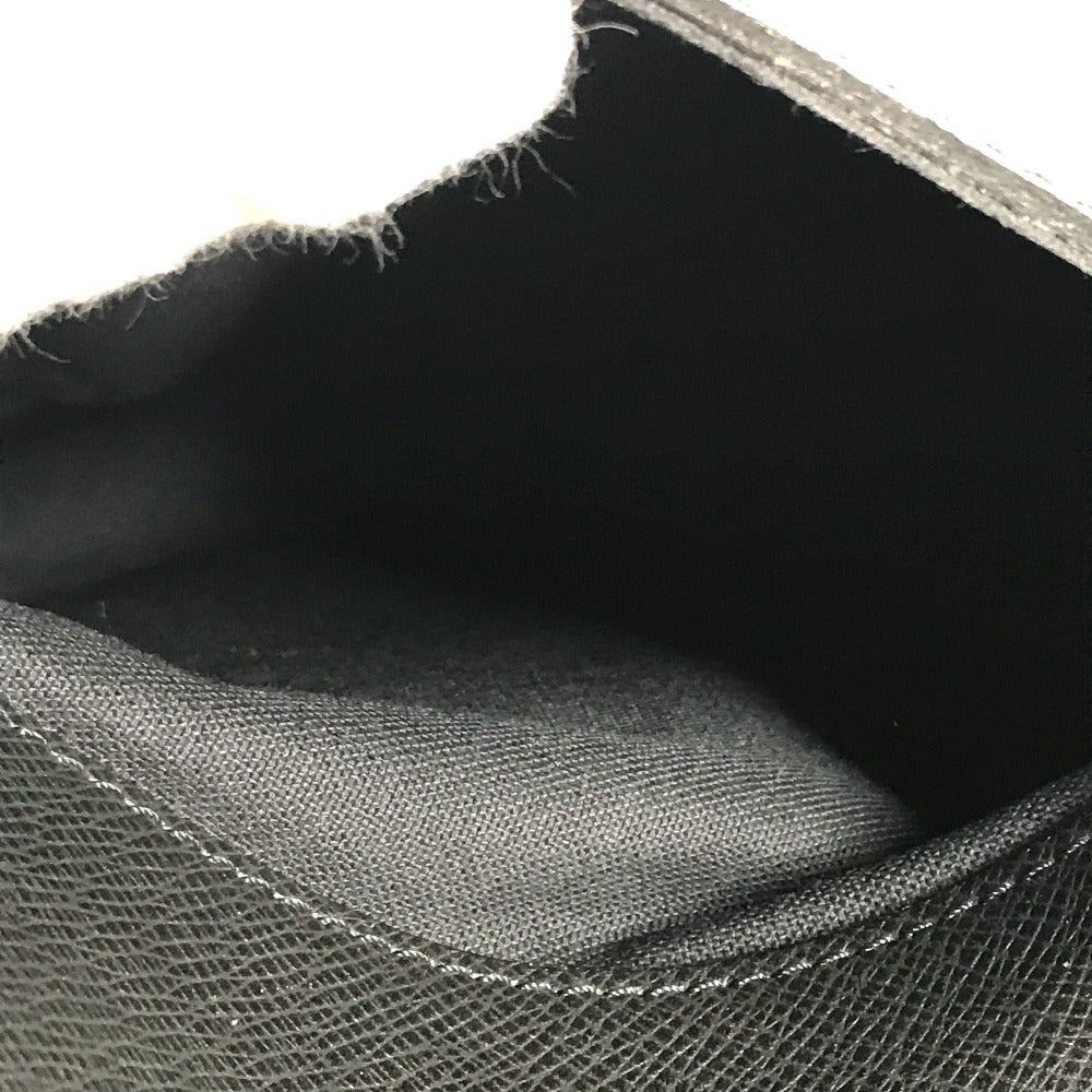 LOUIS VUITTON Shoulder Bag M32702 Taiga Leather black Taiga Milo unisex(Unisex) Used Authentic