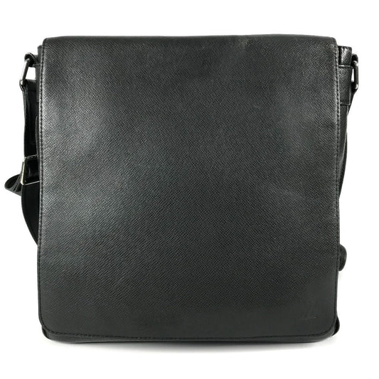 LOUIS VUITTON Shoulder Bag M32702 Taiga Leather black Taiga Milo unisex(Unisex) Used Authentic