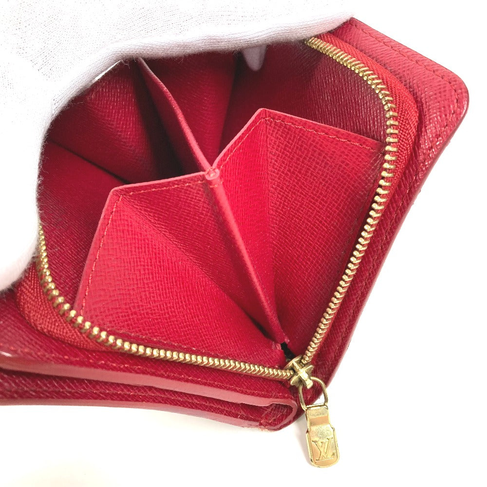 LOUIS VUITTON Folded wallet M95005 Monogram canvas Brown Monogram Cherry by Takashi Murakami Compact zip unisex(Unisex) Used Authentic