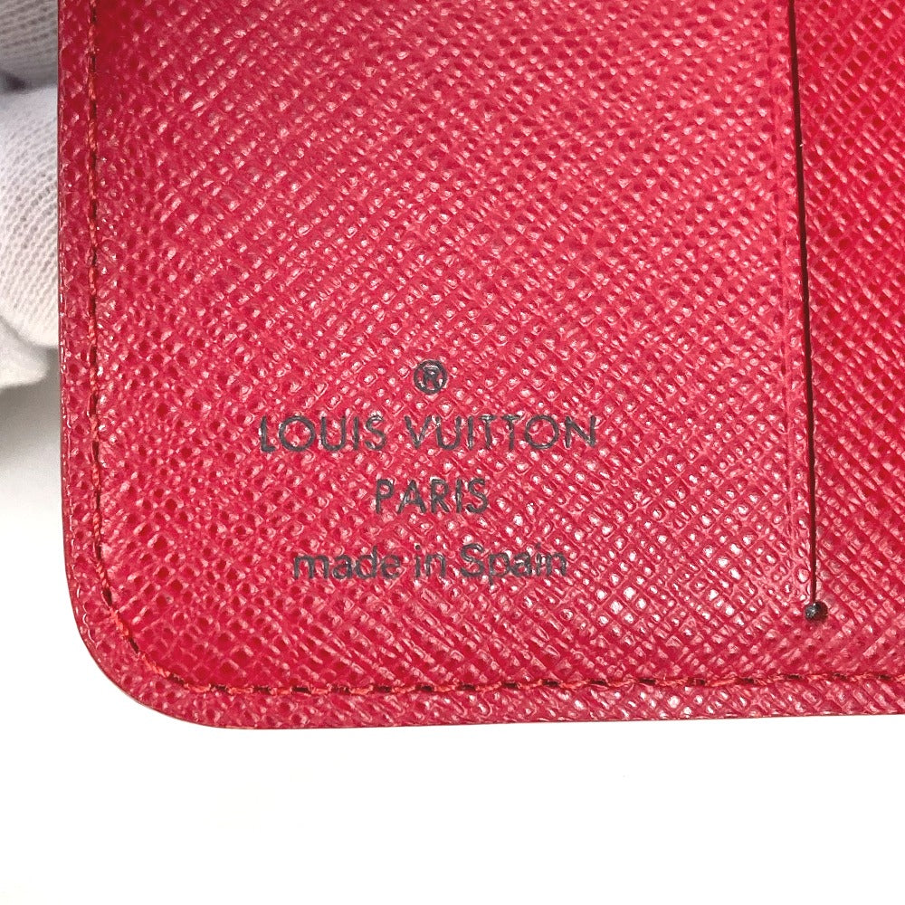 LOUIS VUITTON Folded wallet M95005 Monogram canvas Brown Monogram Cherry by Takashi Murakami Compact zip unisex(Unisex) Used Authentic