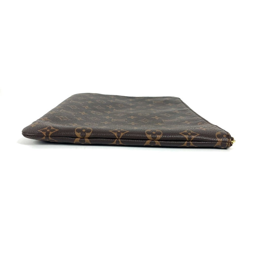 LOUIS VUITTON Clutch bag M43442 Monogram canvas Brown Monogram Etui Voyage GM unisex(Unisex) Used Authentic