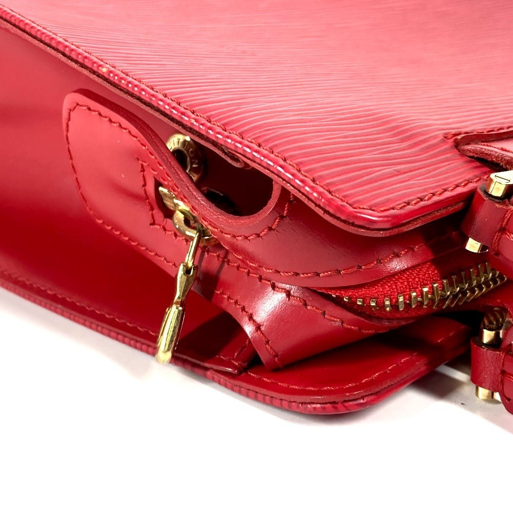 LOUIS VUITTON Handbag M5201E Epi Leather Red Epi Figari PM Women Used Authentic