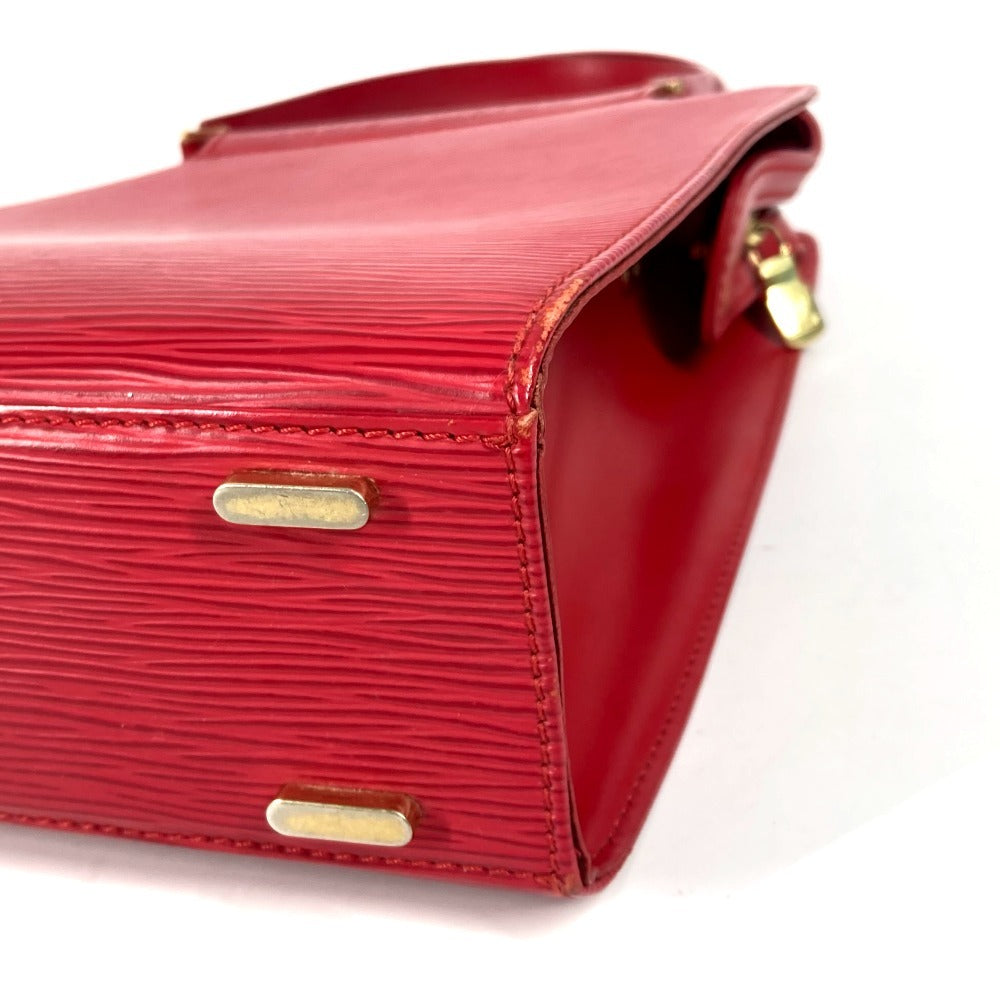 LOUIS VUITTON Handbag M5201E Epi Leather Red Epi Figari PM Women Used Authentic