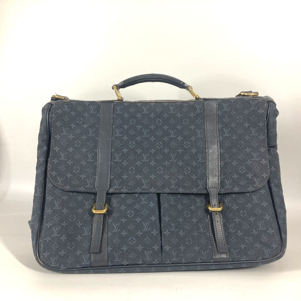 LOUIS VUITTON Shoulder Bag M42311 Monogram mini canvas Navy Monogram mini Dunes Women Used Authentic