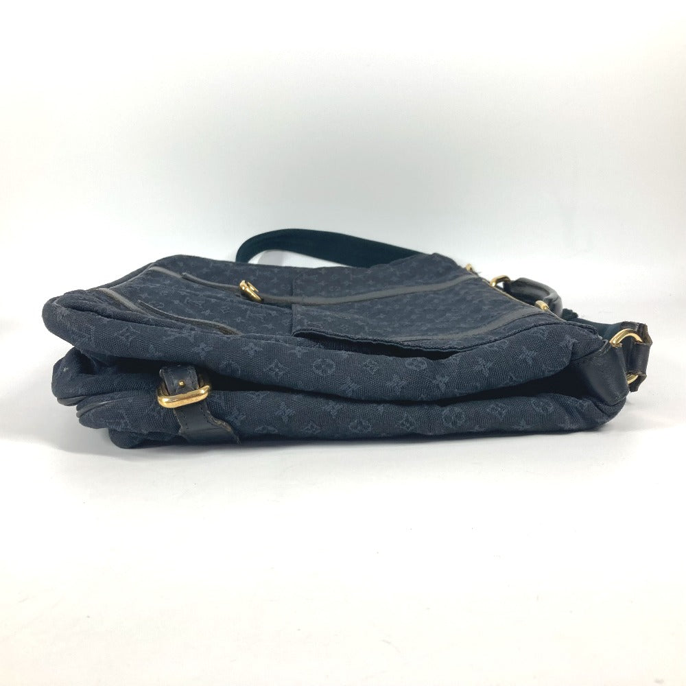 LOUIS VUITTON Shoulder Bag M42311 Monogram mini canvas Navy Monogram mini Dunes Women Used Authentic