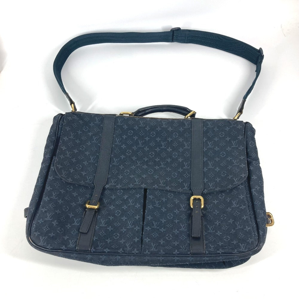 LOUIS VUITTON Shoulder Bag M42311 Monogram mini canvas Navy Monogram mini Dunes Women Used Authentic