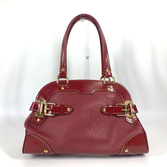 LOUIS VUITTON Shoulder Bag M95866 Suhari leather Red Suhari Radiu Women Used Authentic