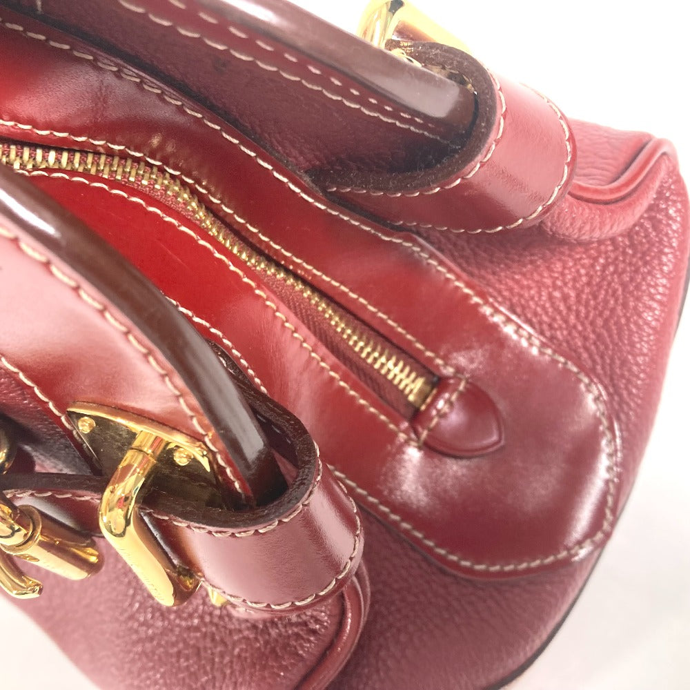 LOUIS VUITTON Shoulder Bag M95866 Suhari leather Red Suhari Radiu Women Used Authentic