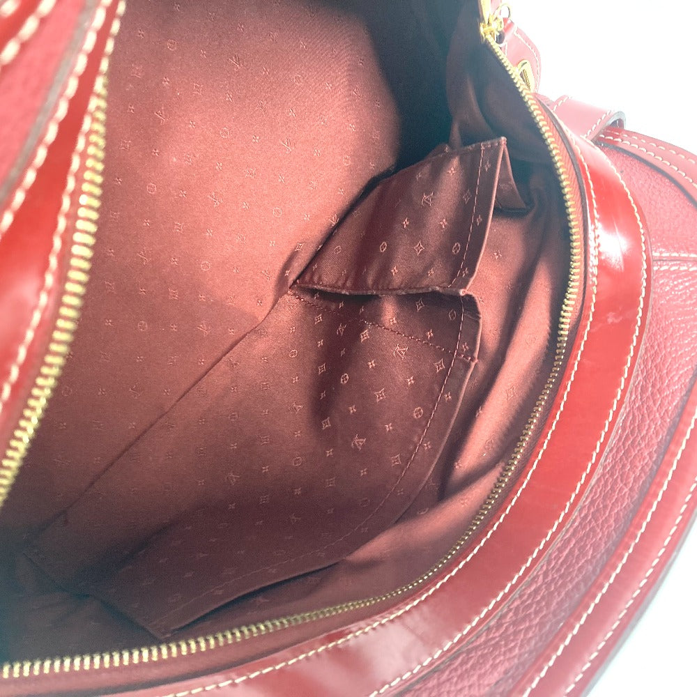 LOUIS VUITTON Shoulder Bag M95866 Suhari leather Red Suhari Radiu Women Used Authentic