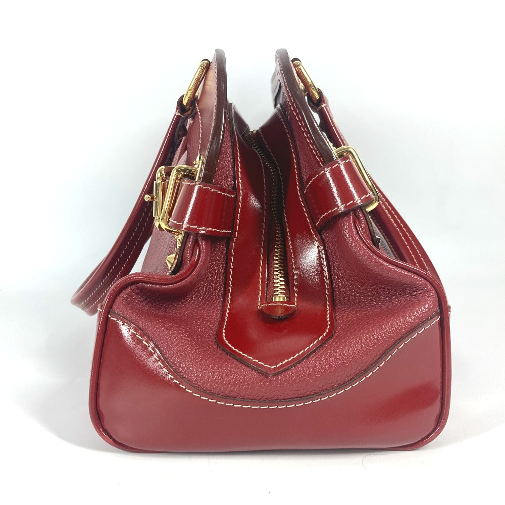 LOUIS VUITTON Shoulder Bag M95866 Suhari leather Red Suhari Radiu Women Used Authentic
