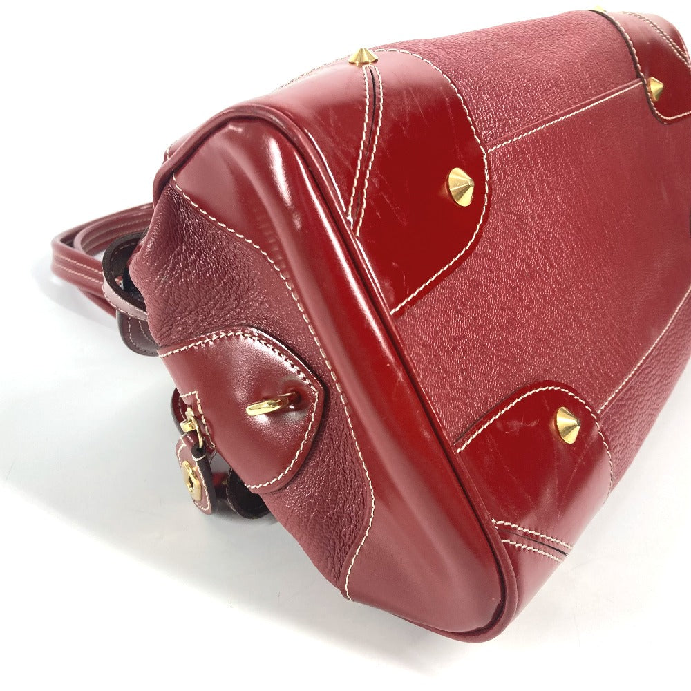 LOUIS VUITTON Shoulder Bag M95866 Suhari leather Red Suhari Radiu Women Used Authentic