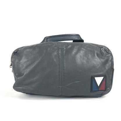 LOUIS VUITTON Sling bag M50445 leather gray V line Fast unisex(Unisex) Used Authentic