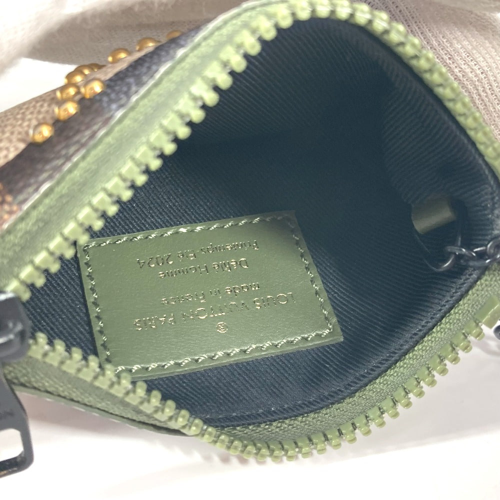 LOUIS VUITTON Coin case M83175 leather multicolor Damier Pop Pochette Cre Women(Unisex) Used Authentic