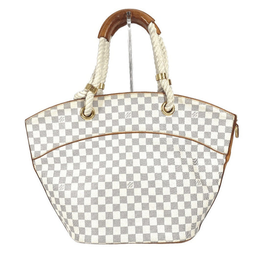 LOUIS VUITTON Shoulder Bag Damier Azur Canvas white Damier Azur Pomplon Women Used Authentic
