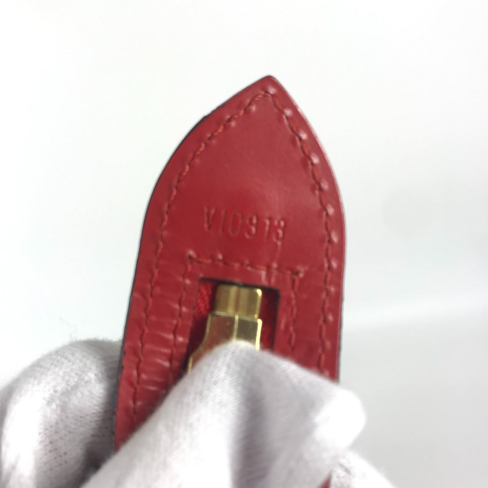 LOUIS VUITTON Handbag M52277 Epi Leather Red Epi Sun jack Women Used Authentic